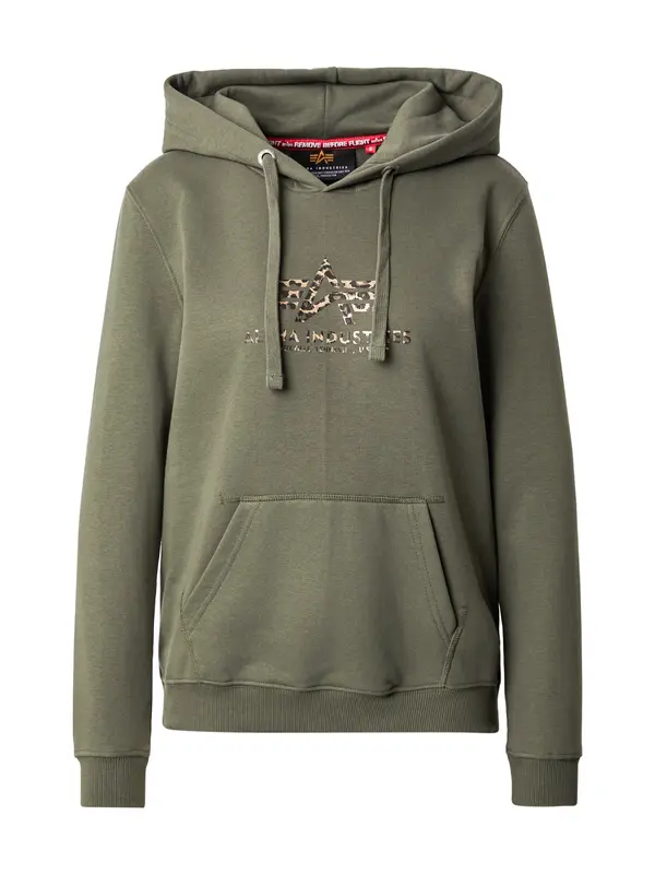 ALPHA INDUSTRIES ALPHA INDUSTRIES Majica  rjava / svetlo rjava / oliva / črna