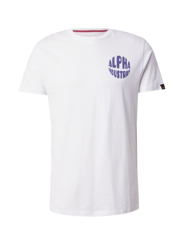 ALPHA INDUSTRIES ALPHA INDUSTRIES Majica  robida / bela