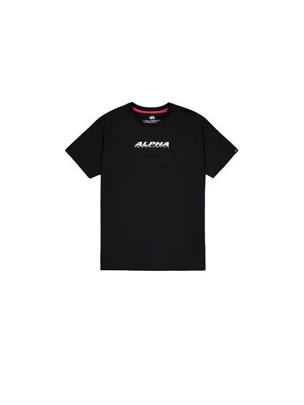 ALPHA INDUSTRIES ALPHA INDUSTRIES Majica 'Rubber'  črna