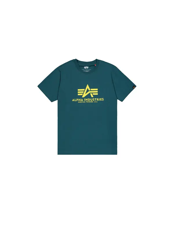 ALPHA INDUSTRIES ALPHA INDUSTRIES Majica  rumena / petrol