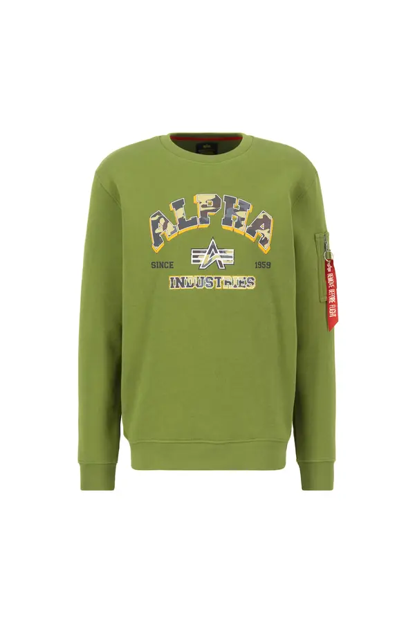ALPHA INDUSTRIES ALPHA INDUSTRIES Majica  rumena / siva / temno siva / kivi