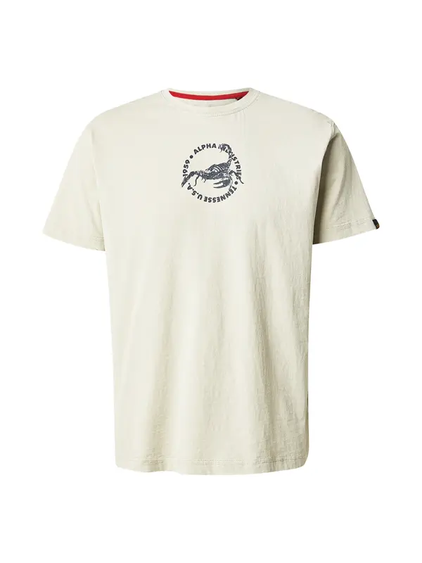 ALPHA INDUSTRIES ALPHA INDUSTRIES Majica 'Scorpion'  marine / siva / greige