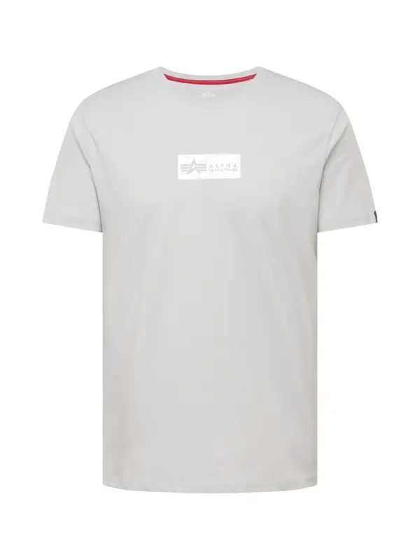 ALPHA INDUSTRIES ALPHA INDUSTRIES Majica  siva / srebrna
