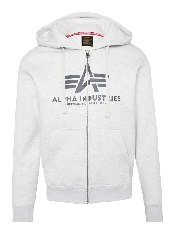 ALPHA INDUSTRIES ALPHA INDUSTRIES Majica  siva / svetlo siva