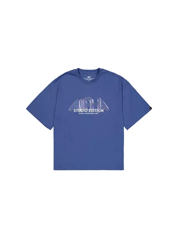 ALPHA INDUSTRIES ALPHA INDUSTRIES Majica 'Studio Edition Vibe'  temno liila / bela