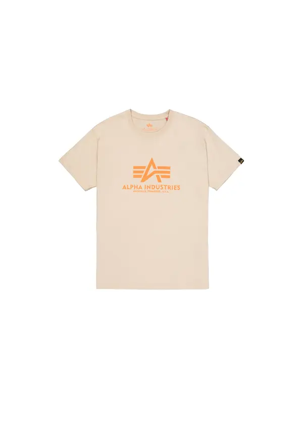 ALPHA INDUSTRIES ALPHA INDUSTRIES Majica  svetlo bež / svetlo oranžna