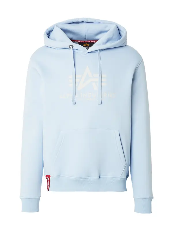 ALPHA INDUSTRIES ALPHA INDUSTRIES Majica  svetlo modra / bela