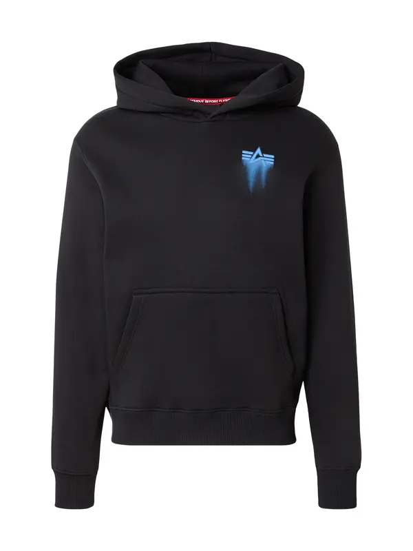 ALPHA INDUSTRIES ALPHA INDUSTRIES Majica  svetlo modra / črna / bela