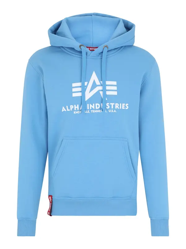 ALPHA INDUSTRIES ALPHA INDUSTRIES Majica  svetlo modra / rdeča / bela