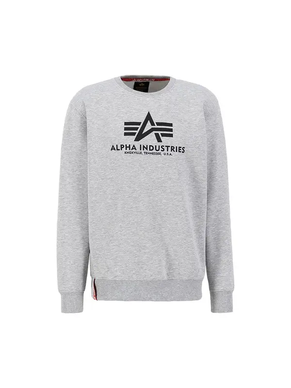 ALPHA INDUSTRIES ALPHA INDUSTRIES Majica  svetlo siva / črna