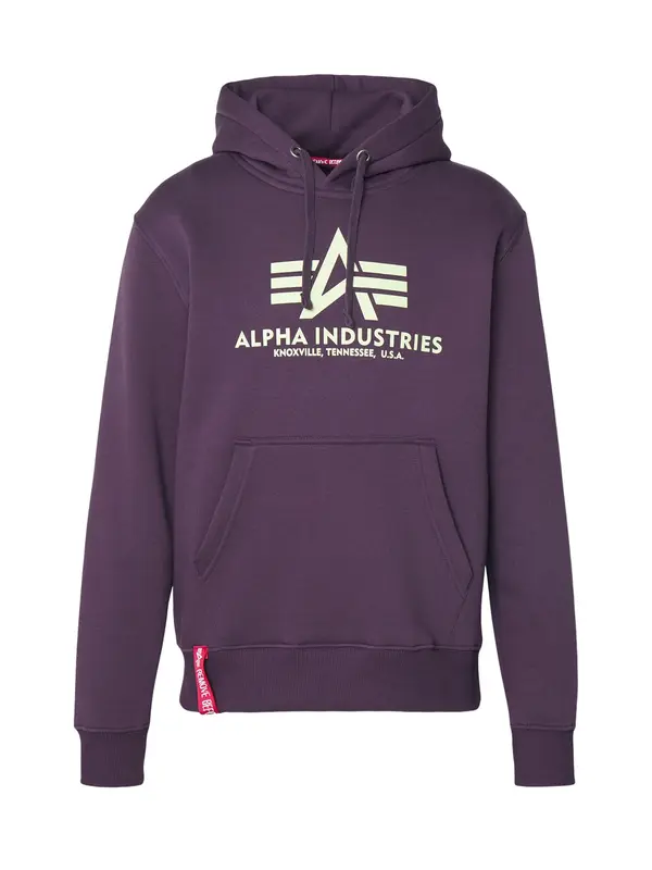 ALPHA INDUSTRIES ALPHA INDUSTRIES Majica  svetlo zelena / temno liila