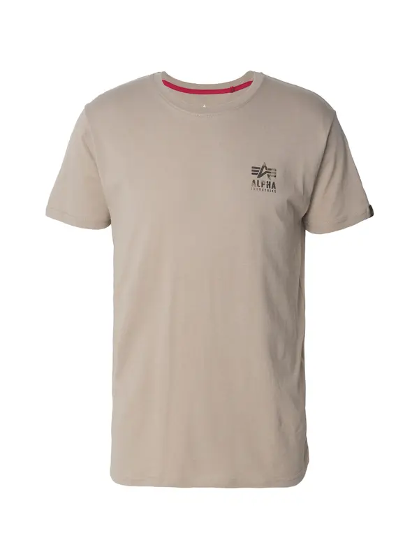ALPHA INDUSTRIES ALPHA INDUSTRIES Majica  temno bež / črna