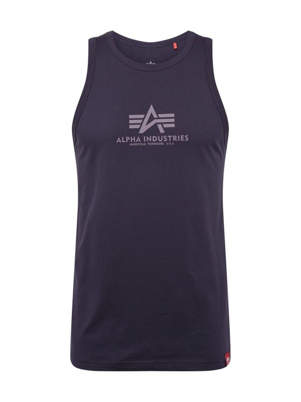 ALPHA INDUSTRIES ALPHA INDUSTRIES Majica  temno modra / siva