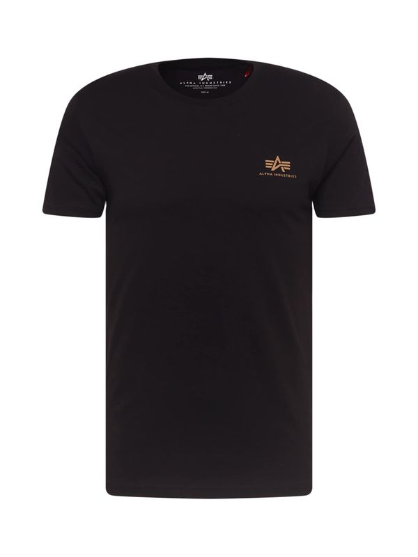 ALPHA INDUSTRIES ALPHA INDUSTRIES Majica  temno rjava / zelena / kaki / črna