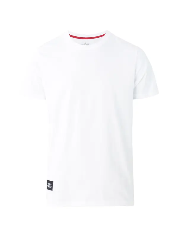 ALPHA INDUSTRIES ALPHA INDUSTRIES Majica  temno siva / bela