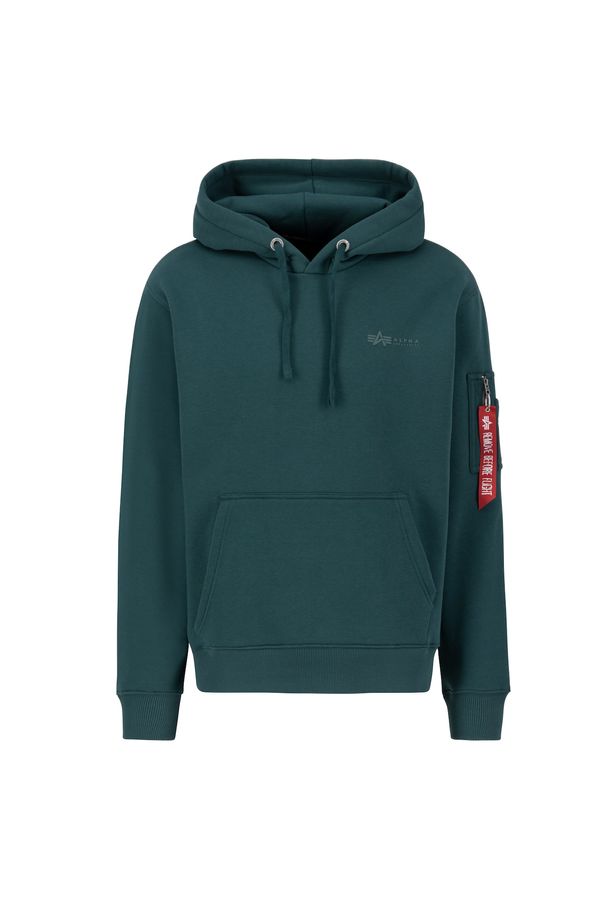 ALPHA INDUSTRIES ALPHA INDUSTRIES Majica  temno zelena / rdeča