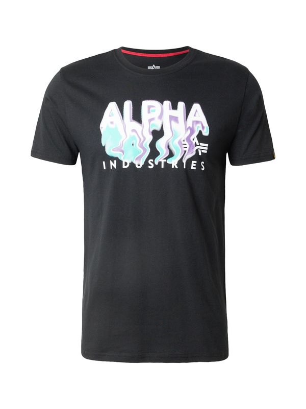 ALPHA INDUSTRIES ALPHA INDUSTRIES Majica  turkizna / majnica / črna / bela