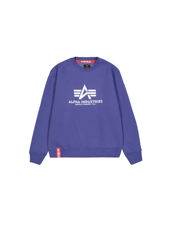 ALPHA INDUSTRIES ALPHA INDUSTRIES Majica  vijolično modra / bela