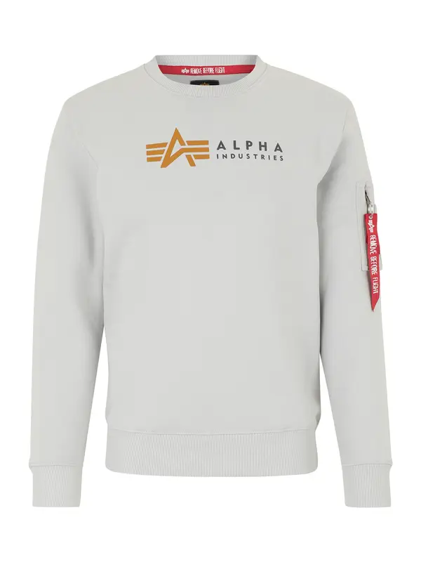 ALPHA INDUSTRIES ALPHA INDUSTRIES Majica  žafran / svetlo siva / temno siva