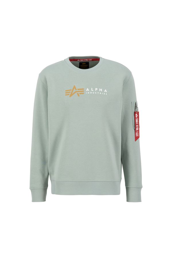 ALPHA INDUSTRIES ALPHA INDUSTRIES Majica  zelena / rdeča / off-bela