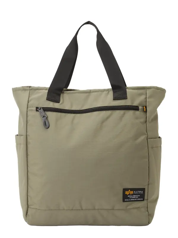 ALPHA INDUSTRIES ALPHA INDUSTRIES Nakupovalna torba  zelena