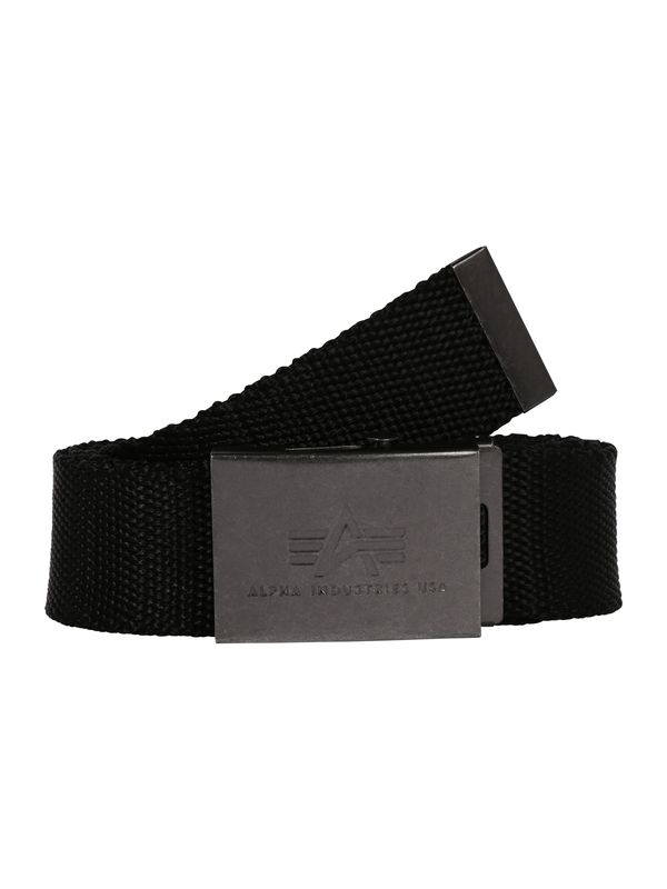 ALPHA INDUSTRIES ALPHA INDUSTRIES Pas  črna