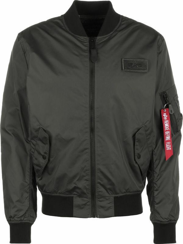 ALPHA INDUSTRIES ALPHA INDUSTRIES Prehodna jakna  antracit / rdeča / črna / bela