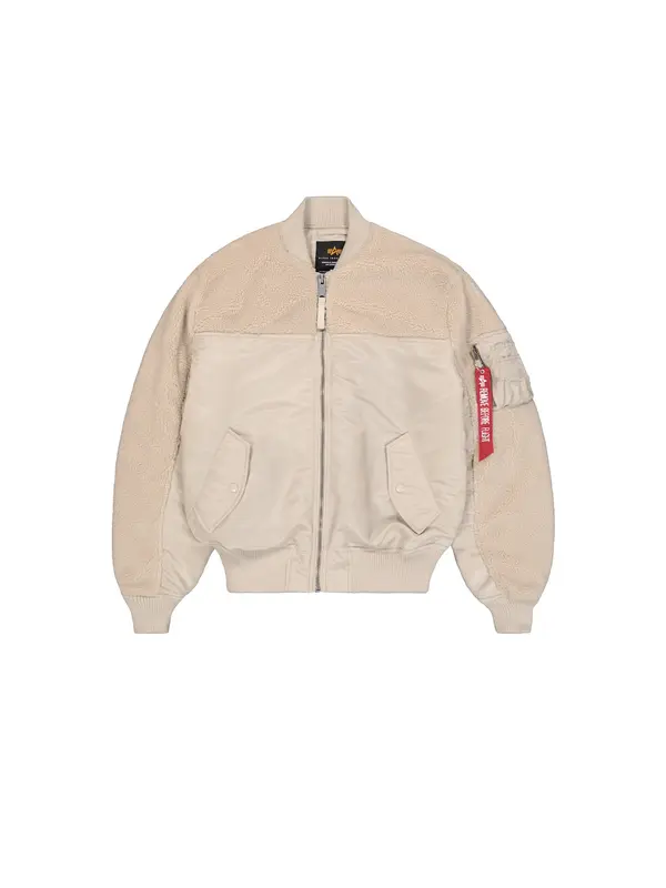 ALPHA INDUSTRIES ALPHA INDUSTRIES Prehodna jakna  bež / temno siva / oranžna