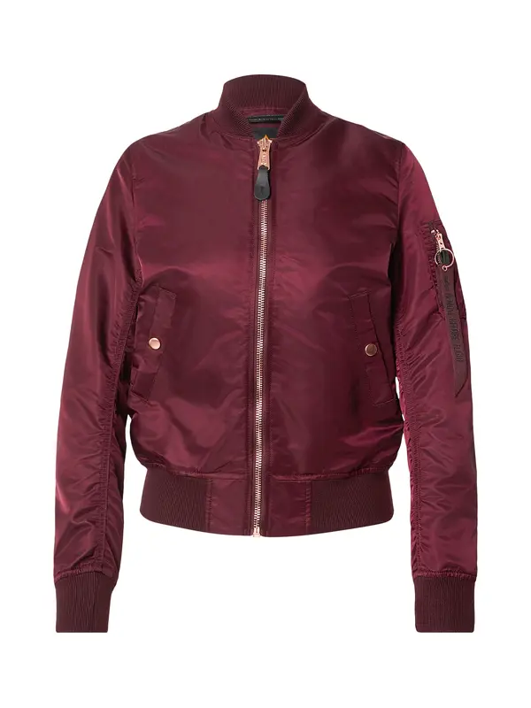 ALPHA INDUSTRIES ALPHA INDUSTRIES Prehodna jakna  bordo