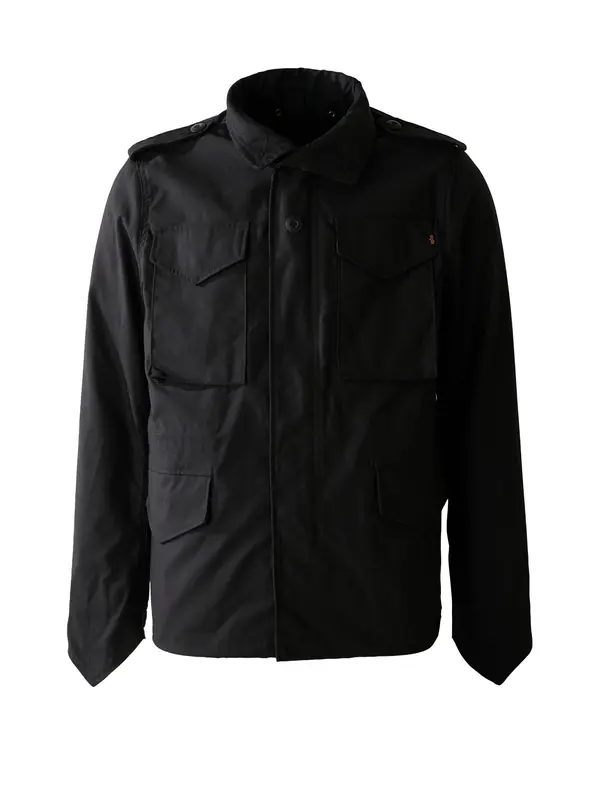 ALPHA INDUSTRIES ALPHA INDUSTRIES Prehodna jakna  črna / bela