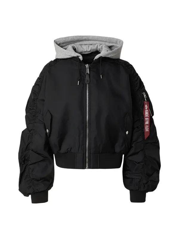 ALPHA INDUSTRIES ALPHA INDUSTRIES Prehodna jakna  črna