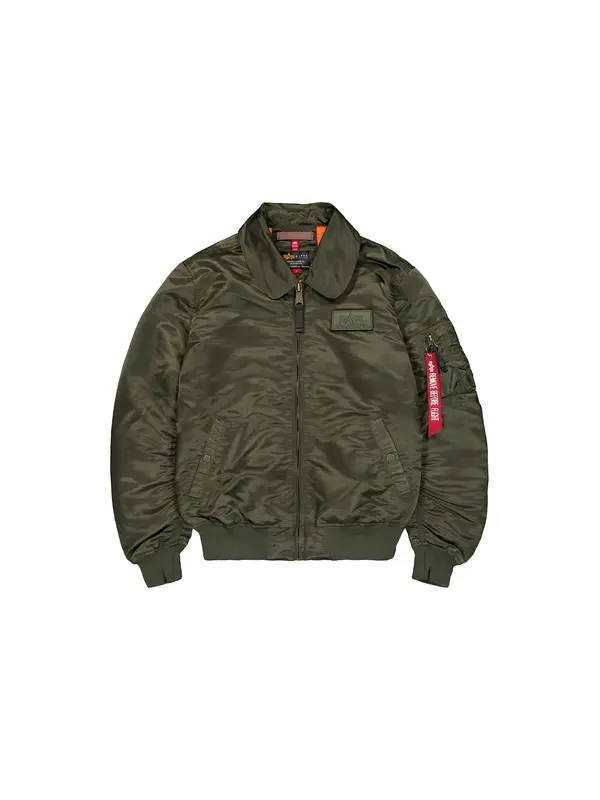 ALPHA INDUSTRIES ALPHA INDUSTRIES Prehodna jakna 'Flying Tigers'  oliva / oranžna