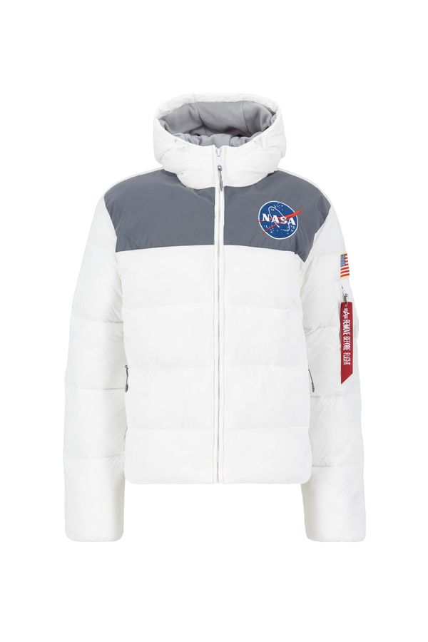 ALPHA INDUSTRIES ALPHA INDUSTRIES Prehodna jakna 'HP NASA'  mešane barve / bela