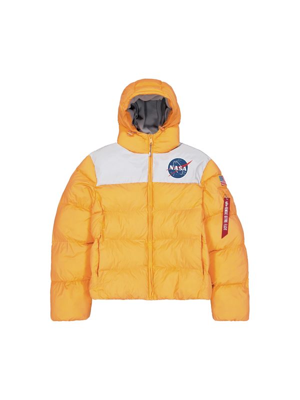 ALPHA INDUSTRIES ALPHA INDUSTRIES Prehodna jakna 'HP NASA'  modra / siva / oranžna / rdeča / bela