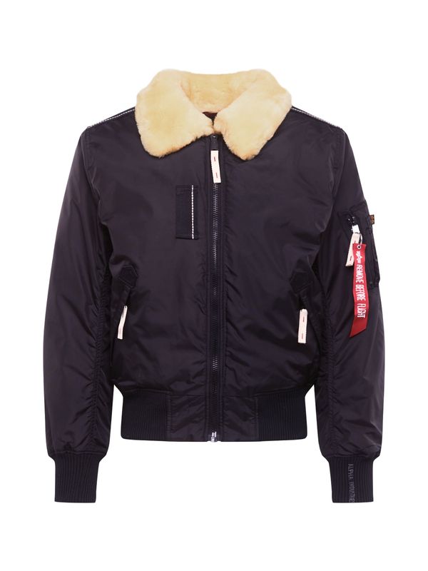 ALPHA INDUSTRIES ALPHA INDUSTRIES Prehodna jakna 'Injector III'  bež / rdeča / črna / bela