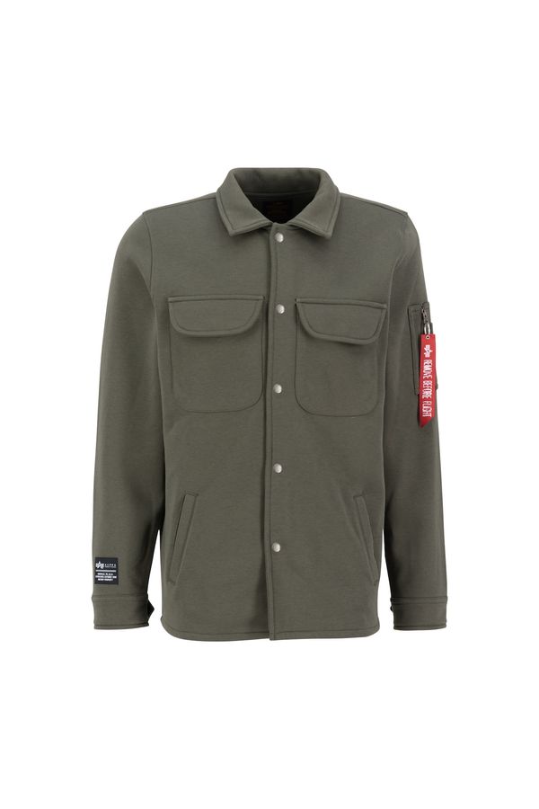 ALPHA INDUSTRIES ALPHA INDUSTRIES Prehodna jakna  kaki / ognjeno rdeča