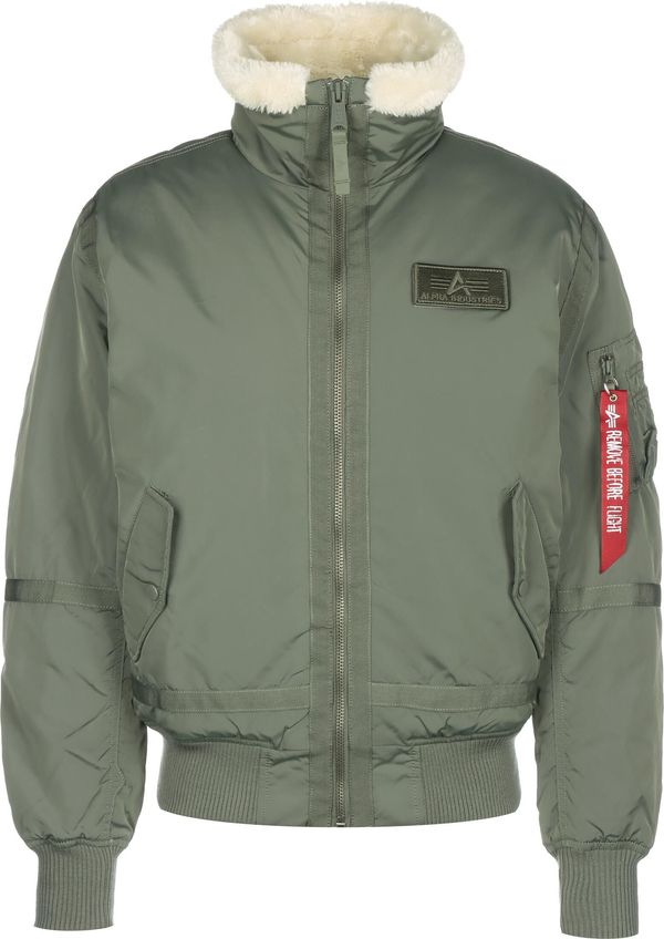 ALPHA INDUSTRIES ALPHA INDUSTRIES Prehodna jakna  kaki / rdeča / bela / jajčna lupina