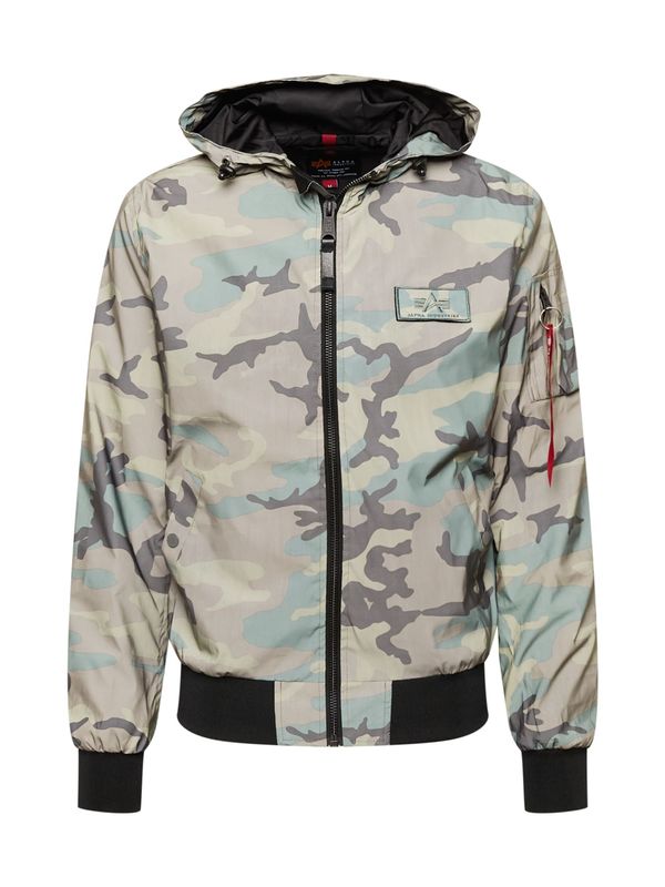 ALPHA INDUSTRIES ALPHA INDUSTRIES Prehodna jakna  kamela / siva / žad / pastelno zelena