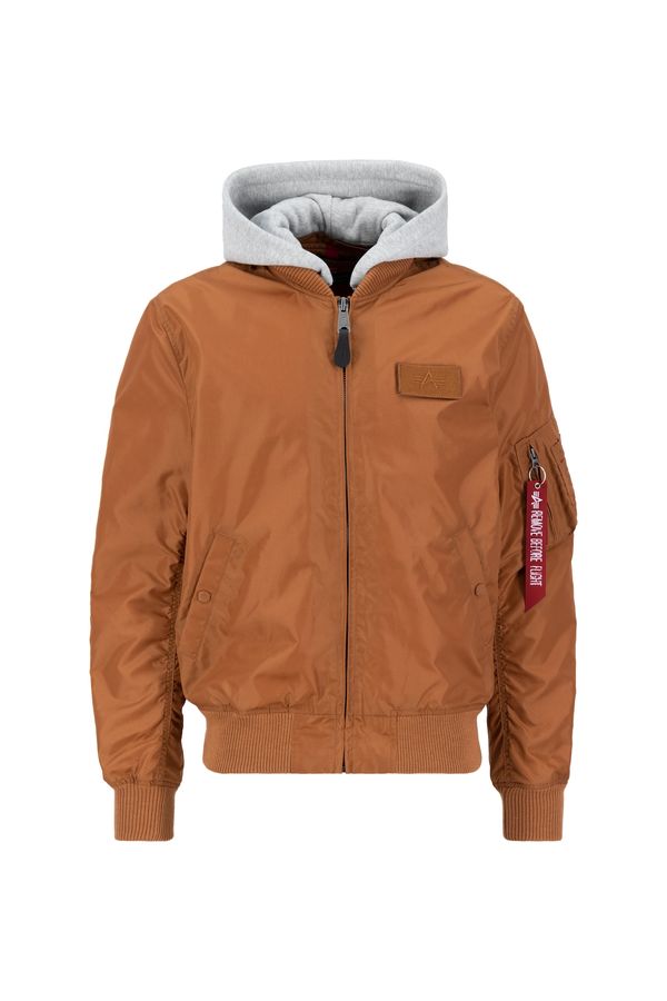 ALPHA INDUSTRIES ALPHA INDUSTRIES Prehodna jakna  konjak / svetlo siva