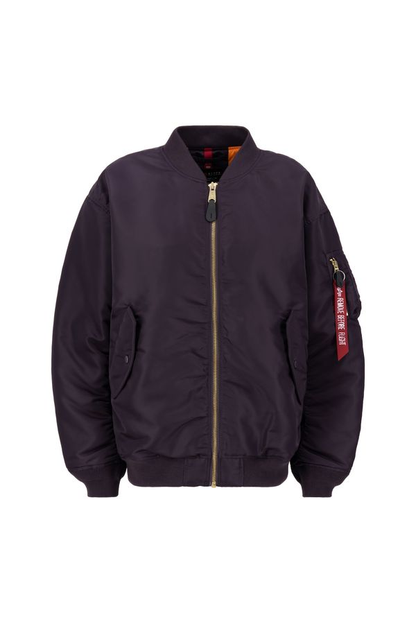 ALPHA INDUSTRIES ALPHA INDUSTRIES Prehodna jakna 'MA-1 Core'  zlata / temno liila / rdeča / bela