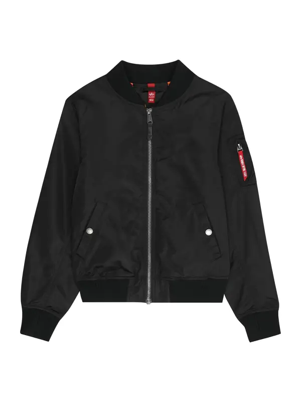 ALPHA INDUSTRIES ALPHA INDUSTRIES Prehodna jakna 'MA-1'  črna