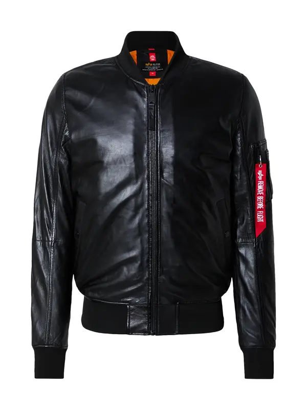ALPHA INDUSTRIES ALPHA INDUSTRIES Prehodna jakna 'MA-1'  črna