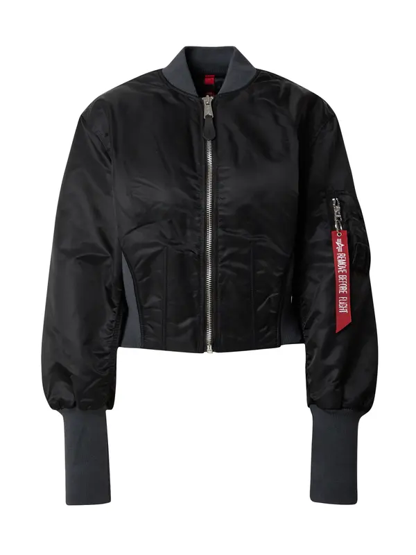 ALPHA INDUSTRIES ALPHA INDUSTRIES Prehodna jakna 'Ma-1'  črna