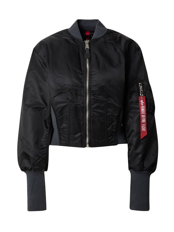 ALPHA INDUSTRIES ALPHA INDUSTRIES Prehodna jakna 'MA-1'  črna