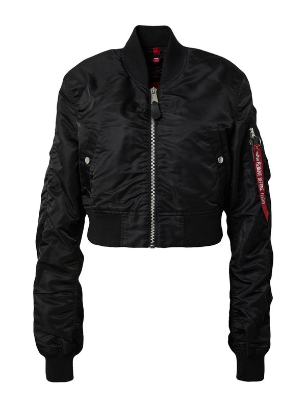 ALPHA INDUSTRIES ALPHA INDUSTRIES Prehodna jakna 'MA-1'  črna