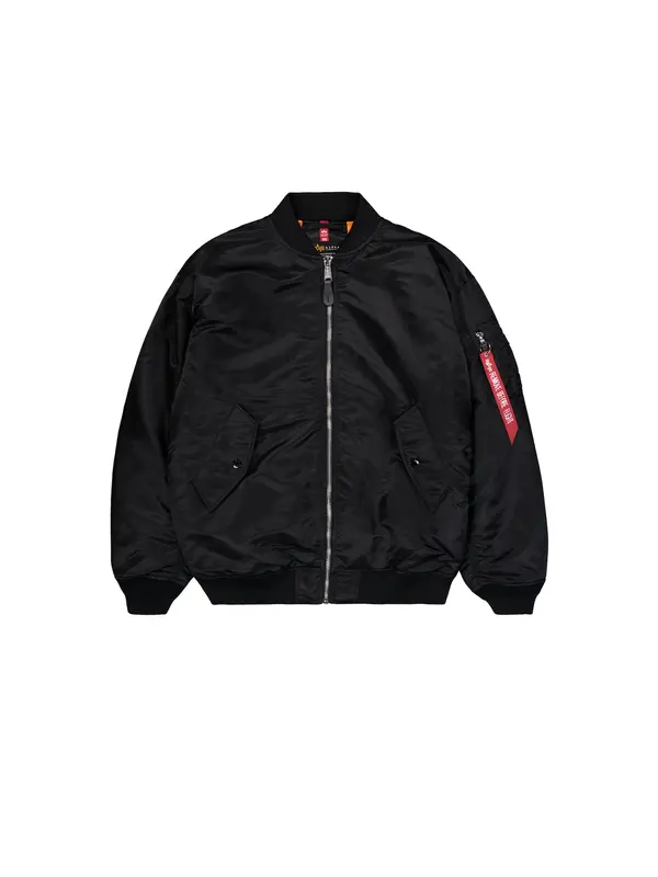ALPHA INDUSTRIES ALPHA INDUSTRIES Prehodna jakna 'Ma-1'  črna