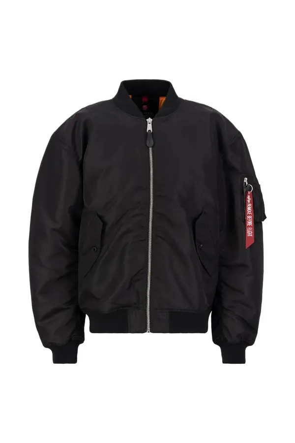 ALPHA INDUSTRIES ALPHA INDUSTRIES Prehodna jakna 'MA-1 CS'  črna