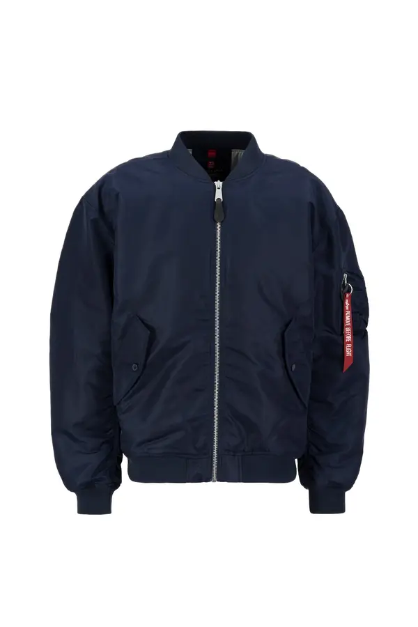 ALPHA INDUSTRIES ALPHA INDUSTRIES Prehodna jakna 'MA-1 CS'  mornarska / rdeča / bela
