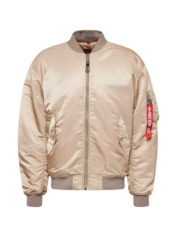 ALPHA INDUSTRIES ALPHA INDUSTRIES Prehodna jakna 'MA-1 CS'  šampanjec / temno bež