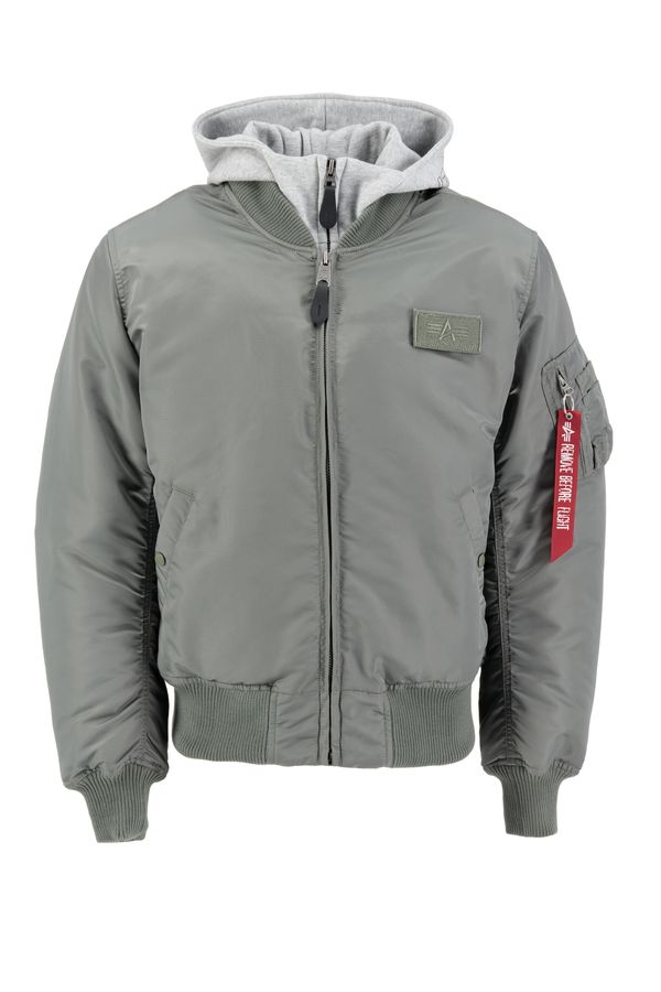 ALPHA INDUSTRIES ALPHA INDUSTRIES Prehodna jakna 'MA-1 D-Tec'  zelena